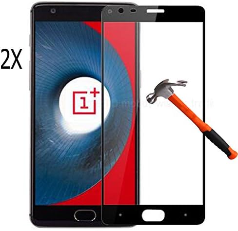 2x OnePlus 3 / OnePlus 3T Screen Protector, 2.5D Full Coverage 9H Hardness Tempered Glass Screen Protector Film for OnePlus 3 / 3T