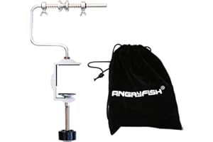 ANGRYFISH Bobinadora de línea de Pesca con Abrazadera Ajustable, Estable y portátil, Sistema de estación de bobinado multifunción
