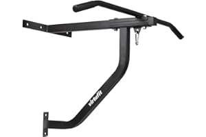 VirtuFit Soporte de pared para saco de boxeo con barra para dominadas, boxeo, saco de boxeo suspendido