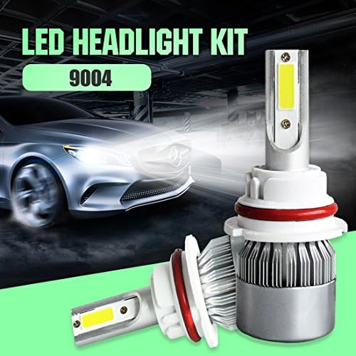 110W 9200LM 6000K Xenon Headlight Auto Headlamp H1 H4 H7 H11 H13 880 9004 9005 9006 9007 LED Car Conversion Kit Headlight Bulb Hi-Lo Beam 9v 36v White (9004/HB1)