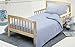 SKY BLUE COT BED LUXURY EGYPTIAN COTTON COMPLETE BEDDING SET TODDLER