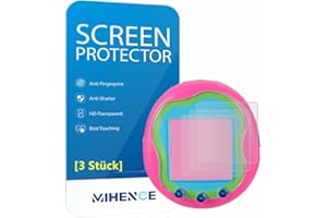 MIHENCE Kompatibel für Tamagotchi Uni Schutzfolie, PET HD Displayschutzfolie Kompatibel für Tamagotchi Uni Elektronisches Haustier [3 Stück]