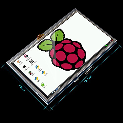Kuman 5″ inch Resistive 800×480 HDMI TFT LCD Display Module with Touch panel SD card and Touch pen for Raspberry Pi 3 2 Model B RPi 1 B B+ A A+ SC5A - 2