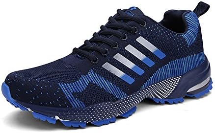 Senbore Men Casual Sports Shoes Air Trainers Fitness Flats Running Athletic Competition Sneakers
