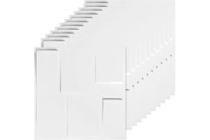 JOLOV 3D Pannelli da Parete 30 x 30 cm, 12 Pezzi PVC Pannelli Decorativi 3D per Parete, Riciclabile, Impermeabile, Termoresistente per Interno, ufficio, sala giochi (30 * 30cm, S089)