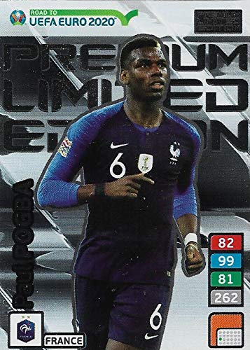 Adrenalyn XL Carte édition limitée pour la Route vers l'europe 2020 - Paul Pogba