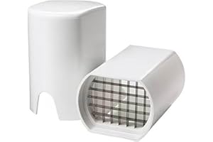 VITA PERFETTA Pommes-/Gemüseschneider mit Schneidgittern – zufällige Farbe (11 x 15 x 9 cm)