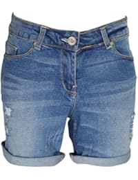 ACEWIN Mid-Length Ripped Jeans Shorts (Size S-XL) 300976 main image 1