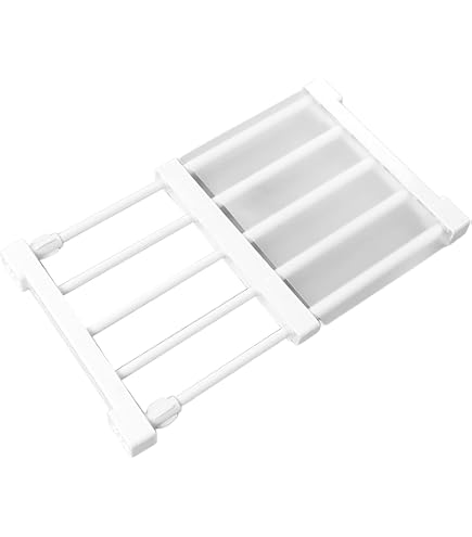 Étagère de rangement ajustable pour placard, séparateur d'étagère extensible pour armoire