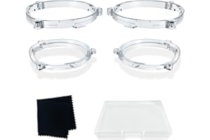 Fiorky Montures de Protection de lentille magnétiques avec Lunettes Anti-lumière Bleue, Anneau de Protection Anti-Rayures, entretoise de lentille de Lunettes VR pour Meta/Oculus Quest 3