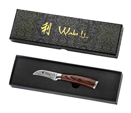Wakoli Schälmesser Damastmesser,japanischer Damaststahl VG-10 – Wakoli Edib - 3