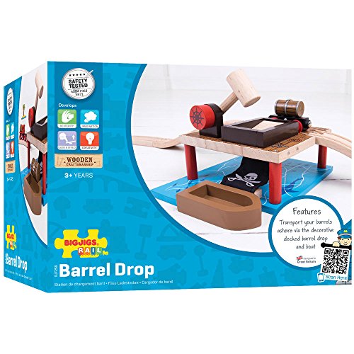 Bigjigs Rail Barrel Drop