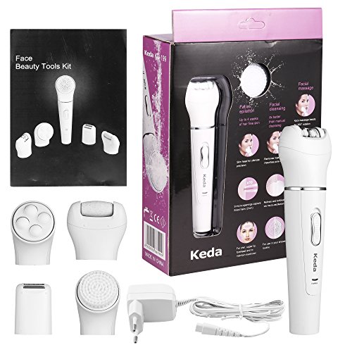 Yivans KD-199 (2017) Epilierer 5-in-1 Elektrisches Damenrasierer Pediküre Gesichtsreinigungsbürste - 7