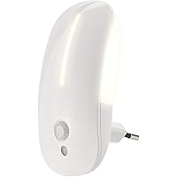 HETECH LED Nachtlcht LED Nachtlcht Mt Bewegungsmelder Und Dammerungs Sensor Weiss