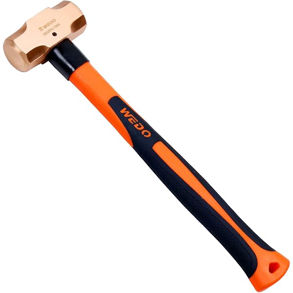 X-SPARK Plastic Handle hammers Brass Hammer 1lb 300mm 450g Safe