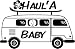 Haul'A Baby 4-in-1 Baby Wrap - Ring Sling - Maternity Belt & Belly Binder - Slate