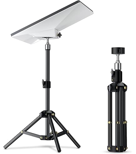 Starlink Mini Mount met draagbare magnetische aluminiumlegering montage - Housetop dak, camper, autoruiten, zonnedaken Starlink Mini houder met 66 mm sterke zuigkracht (magnetisch