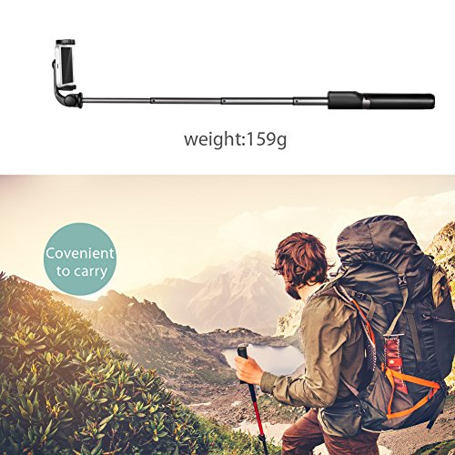 Bastone Selfie Bluetooth, Hongyifa Selfie Stick con Treppiede, Telecomando Shutter, Rotazione a 360Â°, per 3,5-6 pollici Smartphone iPhone, Samsung, Huawei ect.