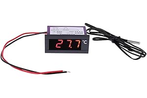 GUMEI Panel de visualización de Temperatura del congelador del refrigerador del termómetro Digital Integrado 220V