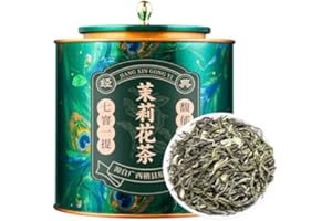 HQZMCTE Premium Chińska Zielona Herbata, Ciesz Się Naturalnym Smakiem Herbaty Jaśminowej, Silny Zapach 500g (250g * 2)