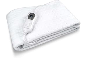 medisana HU 665 koc grzewczy, 150 x 80 cm, automatyczne wyłączanie, ochrona przed przegrzaniem, 3 ustawienia temperatury, możliwość prania