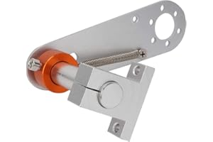 VIAGASAFAMIDO Encoder-Halterung, Aluminiumlegierung, rutschfest, verstellbar, Encoder, Federhalterung, Halterung, Halterung, Zubehör für 38 mm Außendurchmesser 6 mm Schaftgeber