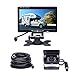 Produktbild Camecho Rückfahrkamera System 4-Pin Aviation 33ft Verlängerungskabel Rückfahrkamera ohne Linie wasserdicht 18 IR Nachtsicht 7 "TFT Monitor für Fahrzeug / RV / Bus / Anhänger / LKW / Caravan