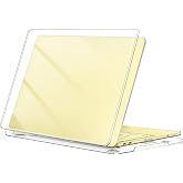 NovStrap Apple MacBook Neo 13 in&ccedil; (A18 &Ccedil;ip) A3404 ile Uyumlu Kılıf Sert Parlak Koruma Kapağı ŞEFFAF