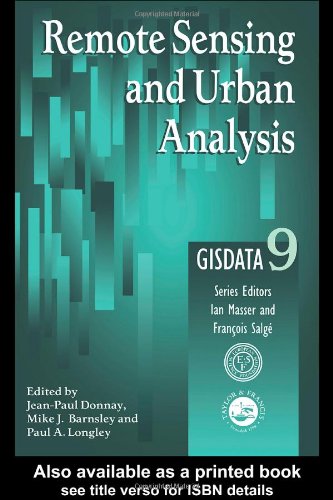 Remote Sensing and Urban Analysis: GISDATA 9 RS.408 (76.00% Off) - Amazon