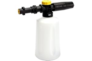 YUET Jet Bottle Snow Foam Lance Cannon Washer do Karcher K2 K3 K4 K5 K6 K7 generator mydła wysokociśnieniowy myjka samochodowa regulowana dysza spryskiwacza 750 ml (armata)