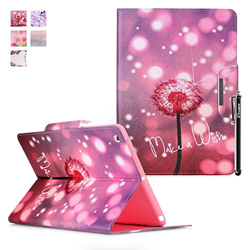 iPad Mini 3 Hülle, iPad Mini 3 Cover, Deenor Colorful Classic Design PU Leder Stand schutzhülle hülle für Apple iPad Mini iPad Mini 2 iPad Mini 3. Dandelion