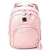 Produktbild JAGENIE Mädchen Damen Leder-Schulter Rucksack Schul-Rucksack-Beutel Neue rose