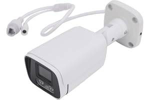 Yctze 4K POE IP -säkerhetskamera 6MP HD -övervakning med Natt N, IP66, 20 ° Vid Vinkel