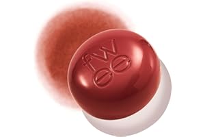 fwee Blurry Pudding Pot | Airbrushed Blush & Lip, Buildable Pigment, Long-lasting, Lightweight, Easy to Blend, Natural Soft Matte Finish - Lyrics (Rose Brown) | 0.17 oz