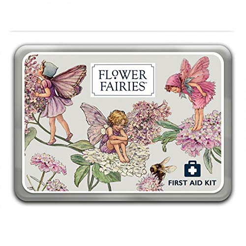 50 piece Flower Fairies girls first aid kit with hypoallergenic plasters in a handy travel tin by Yellodoor