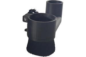 Milageto 52mm /65mm /80mm Spindle Brush Dust Shoe Sturdy Easy to Assemble CNC Engraving Machine Spindle Dust Shoe Cover for Engraving Machine, 65mm