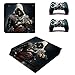 Produktbild Playstation 4 Slim + 2 Controller Aufkleber Schutzfolien Set - Assassins Creed /PS4 S