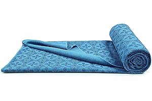 Morbuy Mikrofaser Hot Yoga Handtuch, Yoga Mat 183x63cm rutschfest Fitnesstuch Weich Atmungsaktiv Antirutsch Yogatuch Gilt für Fitness Ausbildung