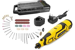 TROTEC Akku-Multifunktionswerkzeug PMTS 01-12V | mit 51-teiligem Zubehör-Set | 7-stufige Drehzahlvorwahl
