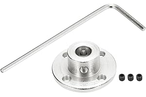 QUARKZMAN 1 Stück 8mm Flanschkupplung mit Mini-Inbusschlüssel und Befestigungsschraube Wellenkupplung für DIY RC-Modellmotoren