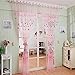 Produktbild WERM® Ballon Tulle Voile Tür Fenster Vorhang Kinder Zimmer Drapieren Panel Sheer Schal Valances 100 * 200cm (Pink) 1PCS