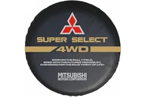 WACDXST Auto Ersatzradabdeckung, für Mitsubishi Pajero V73 2008-2011 Waterproof Staubdicht Ersatzreifen Schutz Abdeckung Außendekoration Zubehör,B 15in