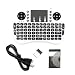 Produktbild Woowo i8 + Mini 2.4G 2.4GHz Wireless QWERTY Touchpad Keyboard mit Maus für PC, PAD, XBox 360, PS3, Google Android TV Box, HTPC, IPTV Weiß