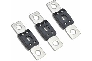 Kofelec Méga fusible à courant élevé, ANM 200A Amp, jusqu'à 58V DC, utilisé pour les voitures, les camions, les bus ou les systèmes audio, paquet de 3 (200A)