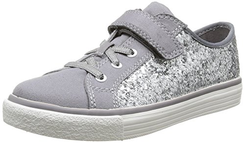 Clarks Girl's Silver First Walking Shoes - 8.5 kids UK/India (26 EU)