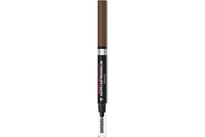 L'OREAL PARIS L'Oréal Paris - Crayon à Sourcils Tenue 24H - Pointe Triangulaire pour une Définition Parfaite - Formule Waterproof Résistant à l'Eau et l'Humidité - Infaillible 24H Brow - Teinte : 5 Brunette