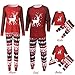 Produktbild Weihnachten Pyjama Familie Weihnachts Jumpsuit Schlafanzüge Erwachsene Pyjama Set Frauen Männer Kinder Schlafanzüg Weihnachtspyjama Nachtwäsche Mädchen Schlafoverall ABsoar Familienanzug Pyjamas
