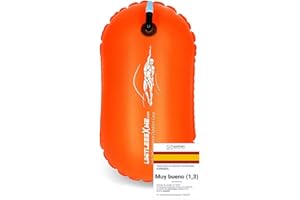LimitlessXme Boya de Natación Inflable (Naranja (sin Bolsa Impermeable))