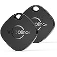 VOCOlinc Air Tag Key Finder 2 Pack, Smart Tracker Compatible with Apple Find My App (iOS Only, not Support Android), Battery Replaceable, Bluetooth Item Locator for Keys, Luggages, Suitcases, Bags