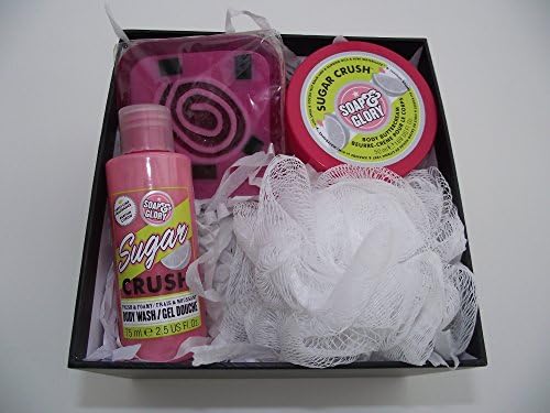 SOAP AND GLORY SUGAR CRUSH BATH AND BODY GIFT SET IN A GIFT BOX